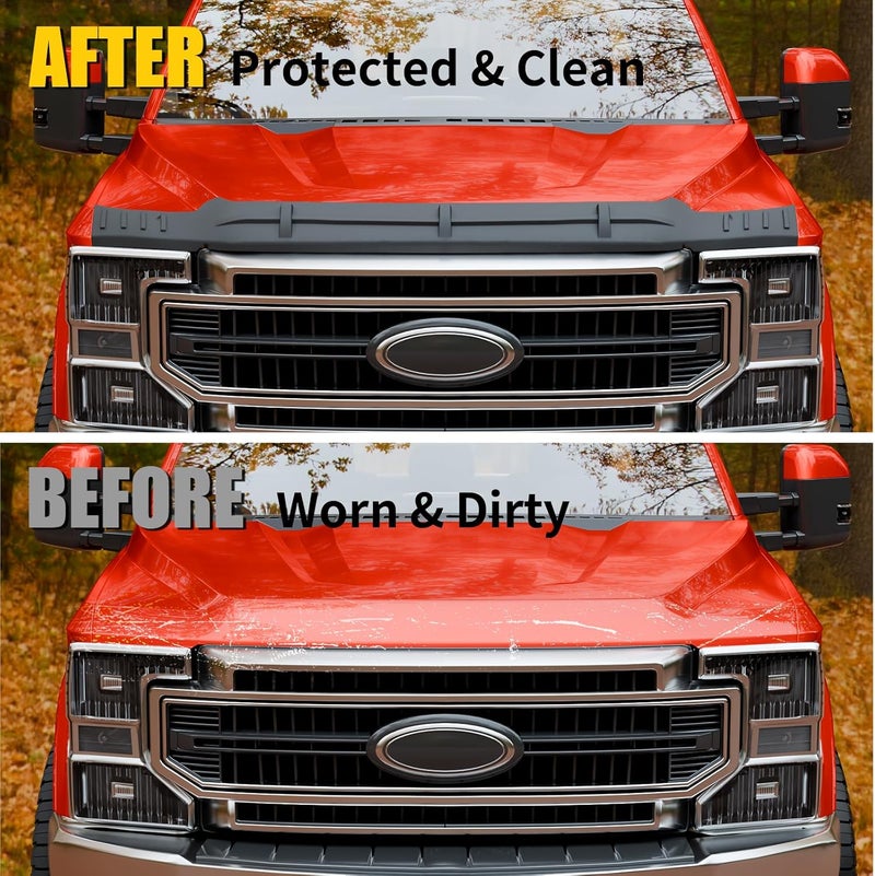 Maxzina TPE Hood Protector Compatible with 2017-2022 Ford F250 F350 F450 F550 Super Duty Hood Shield Hood Deflector Hood Guard for F-250 F-350 F-450 F-550 Accessories - Image 2